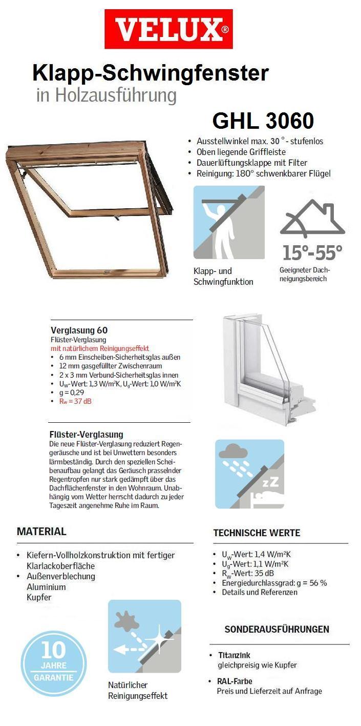 Velux Ghl S06 Fiche Technique