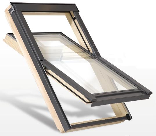 Dachfenster Rooflite 78x140 cm + Eindeckrahmen +Rollo +Geschenk (Velux